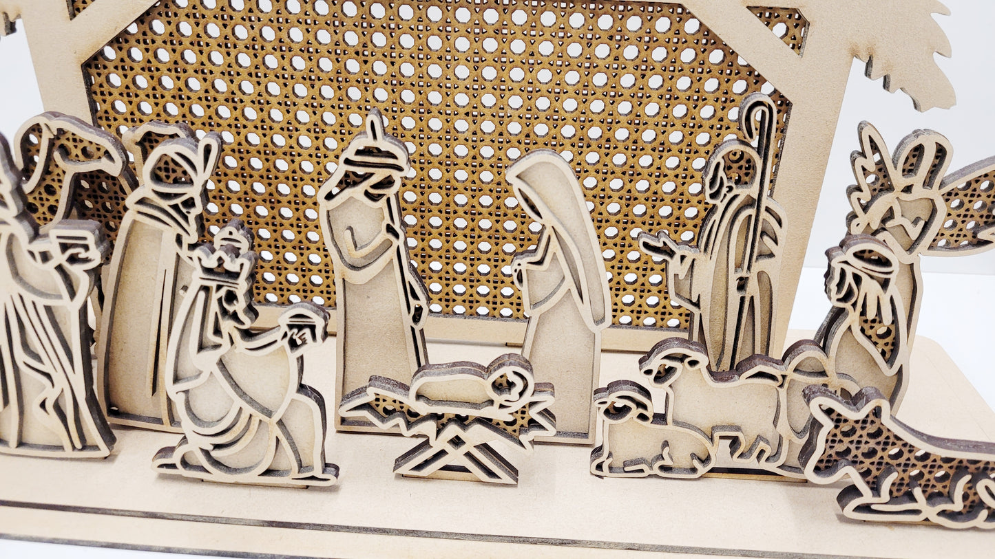 Nativity scene blanks