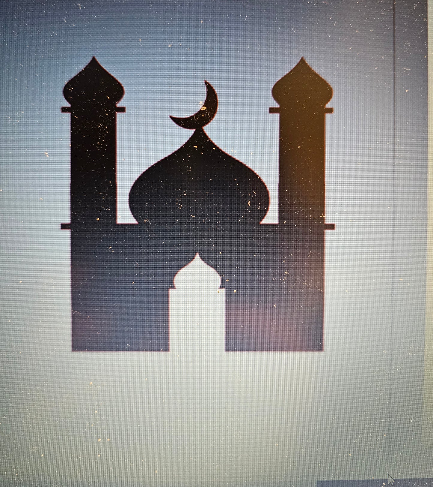 Temple mdf blank 8cm with stand