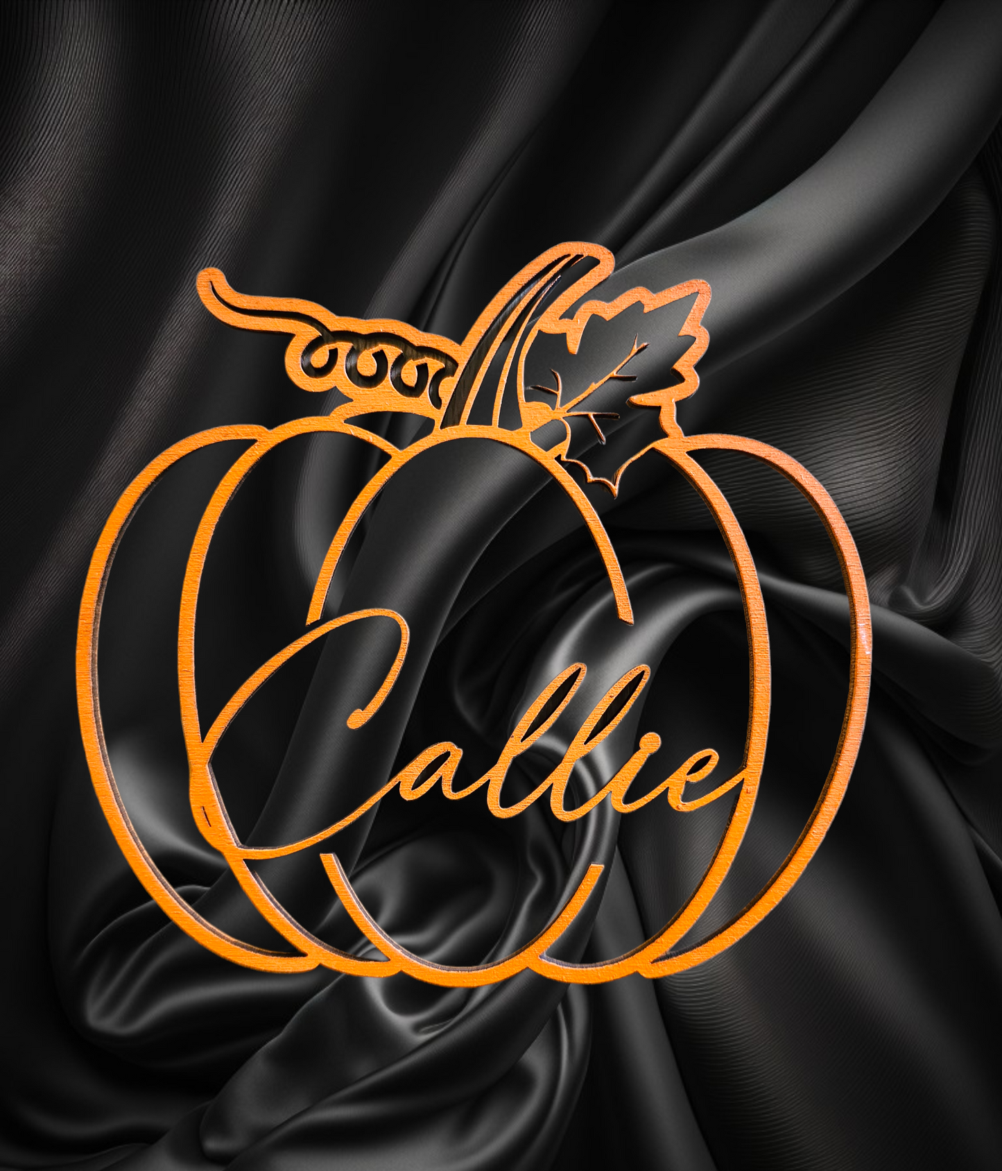 Personalised pumpkin