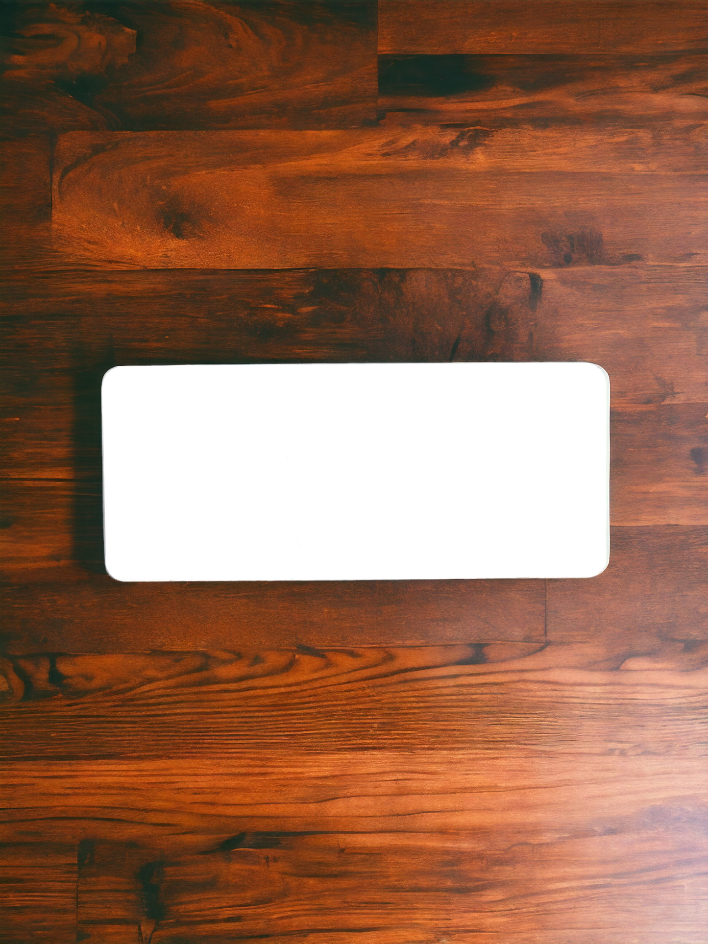 Acrylic 76mm x 32 mm rectangle, badge, sublimation blanks pack of 10.