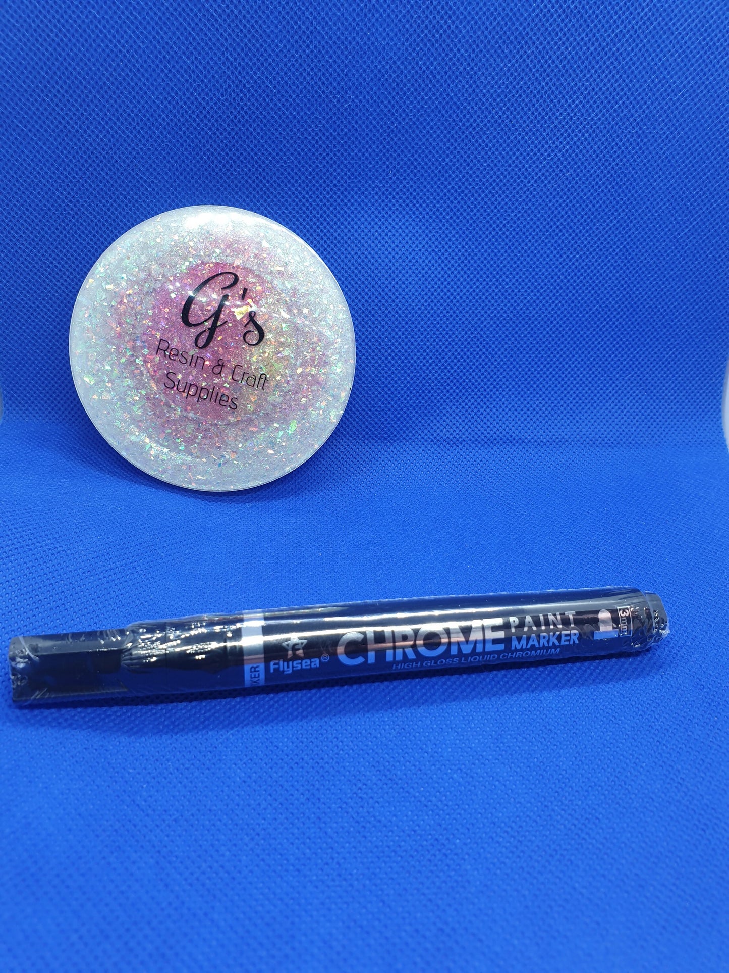 3mm Medium Tip Chrome Paint Marker High Gloss Liquid Chromium