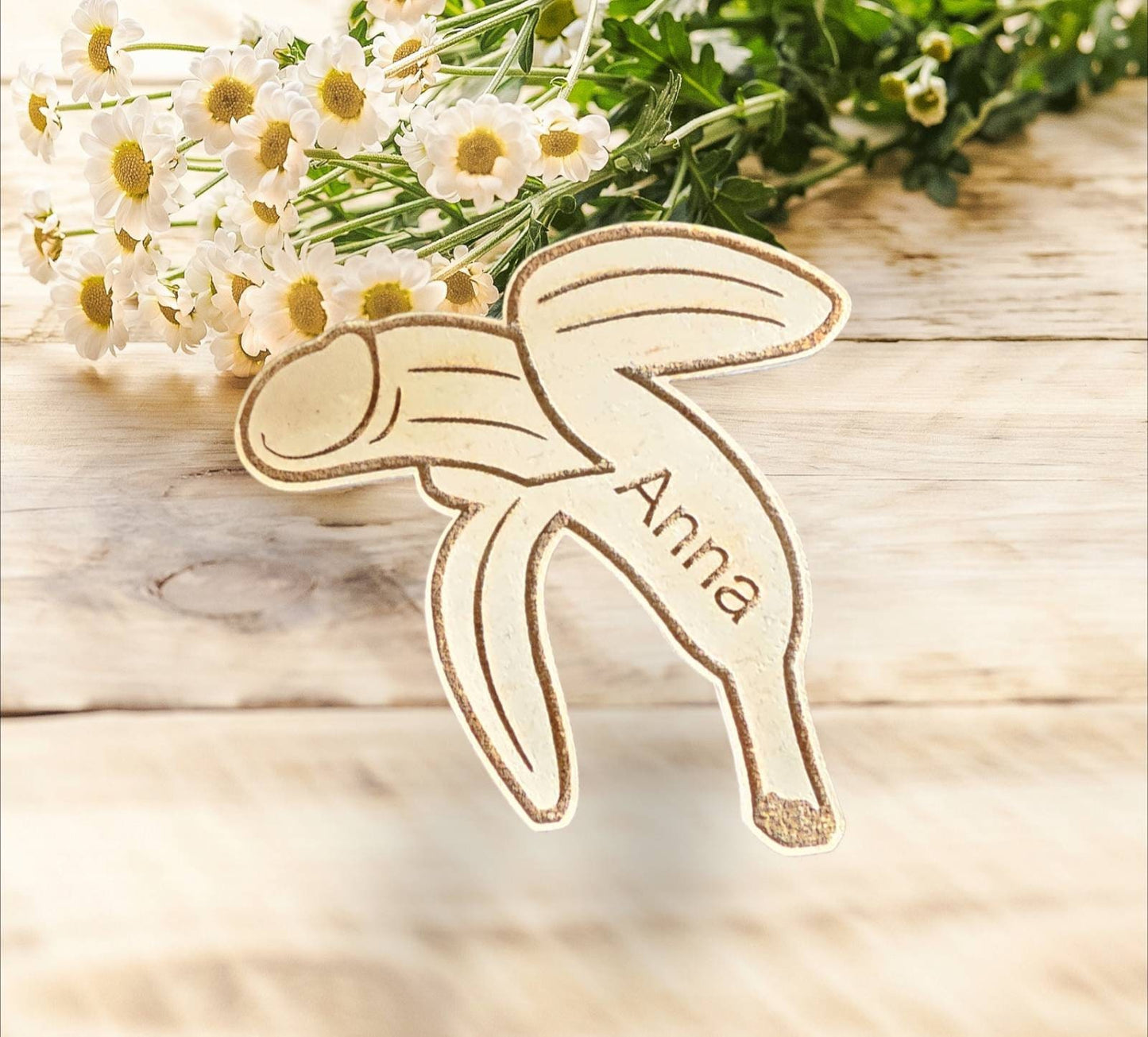 Penis/willie banana place setting, hen party, girls night out, boys night out, stag party, party favours