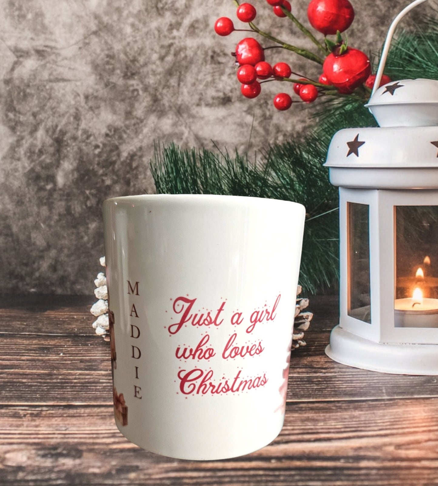 Personalised nut cracker Christmas mug, personalised mug, Christmas mug, Christmas eve box filler, personalised gifts