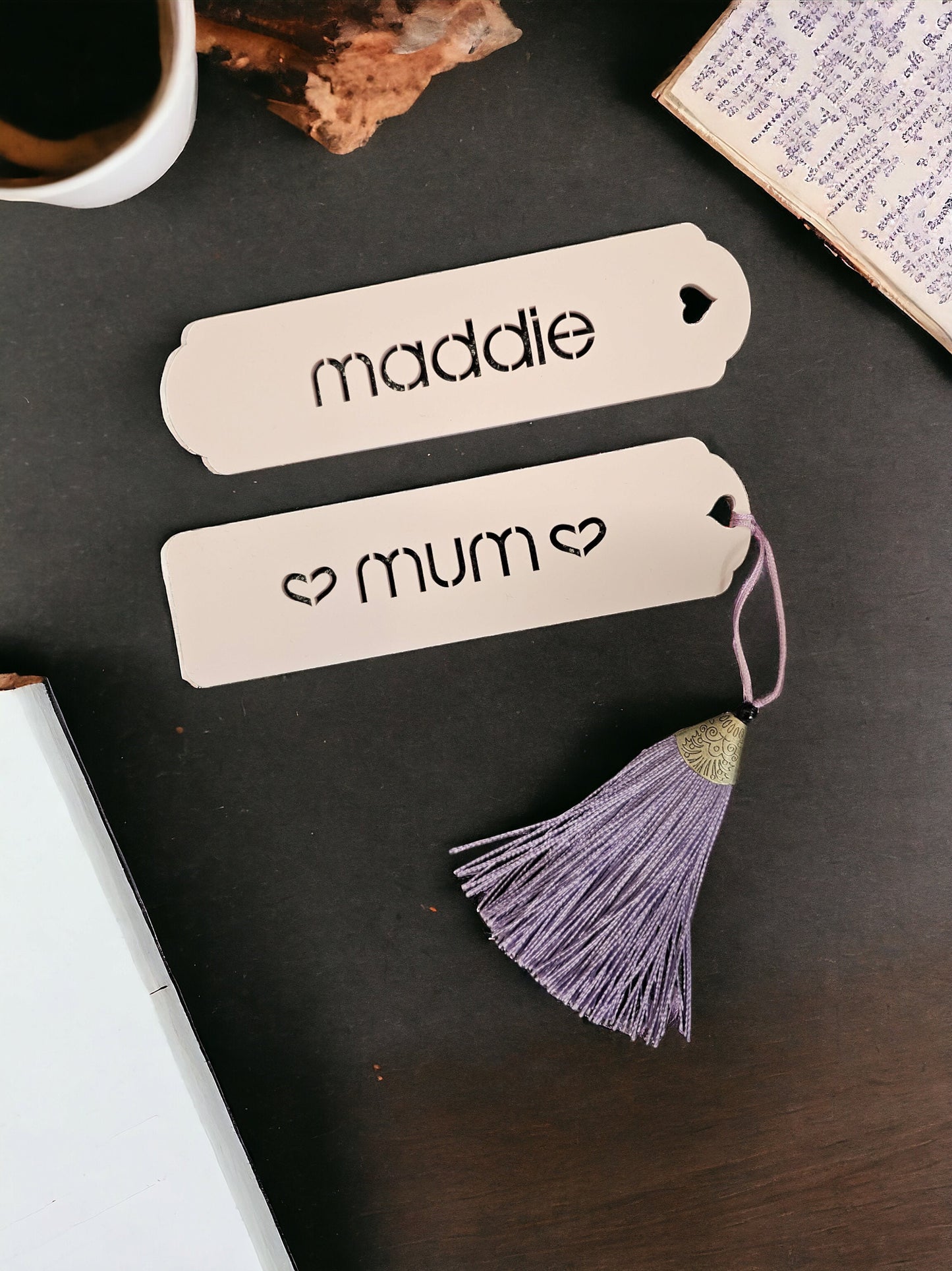 Personalised bookmarks, acrylic Personalised bookmarks, mother's day gifts, book lover gift, personalised gift