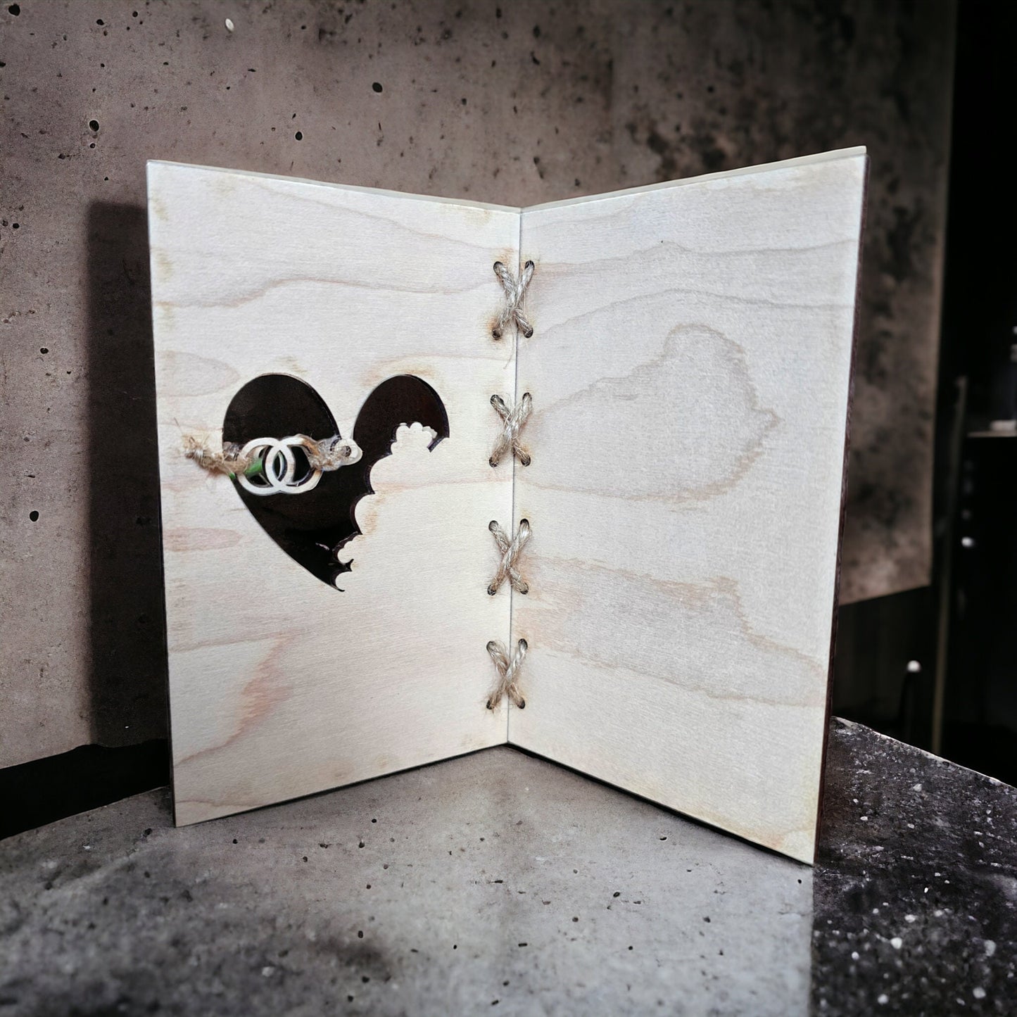 petsonalised wooden wedding card, anniversary card, personalised card, keepsake card, gift, wood card