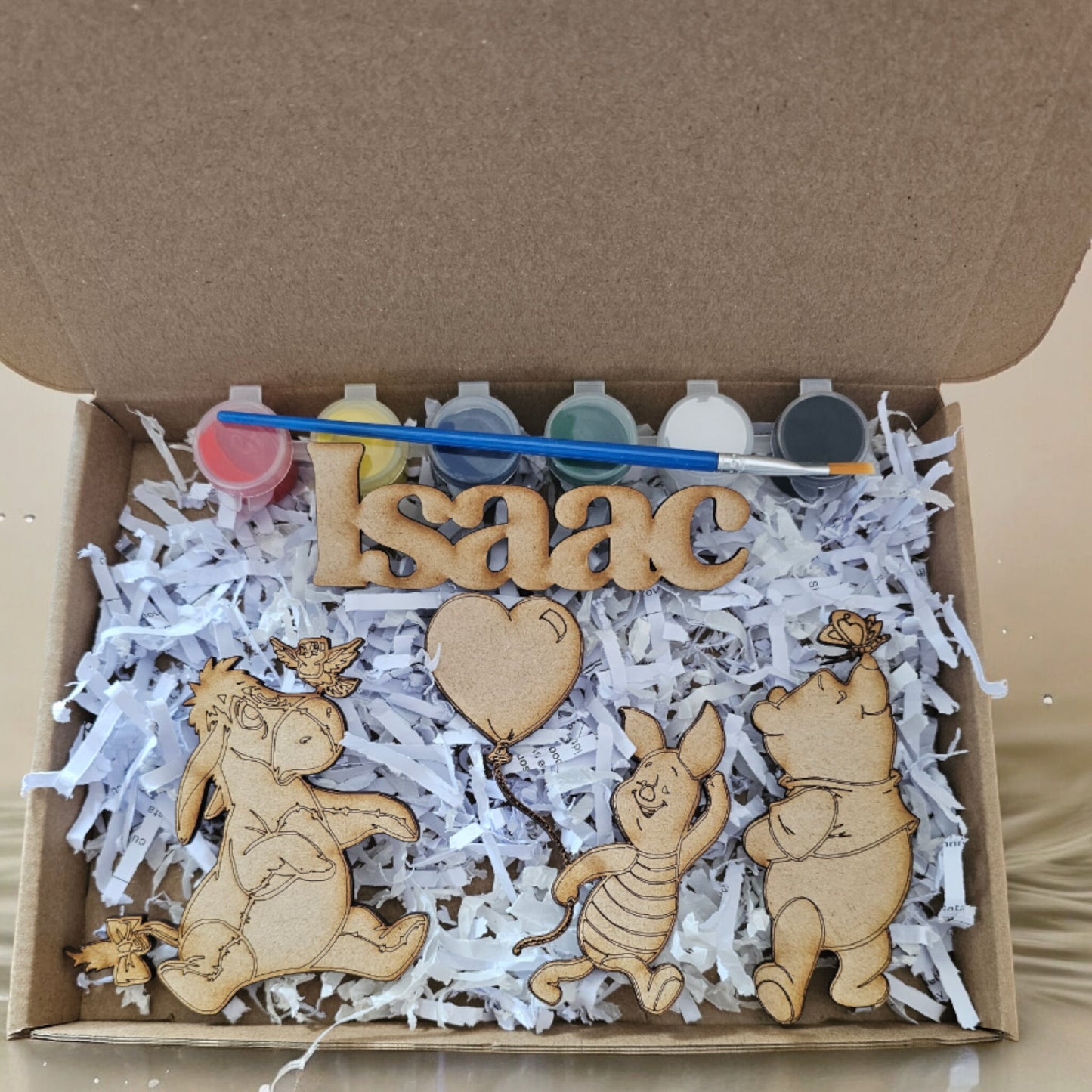 Personalised paint your own name and characters, party favours, stocking fillers, party bags.