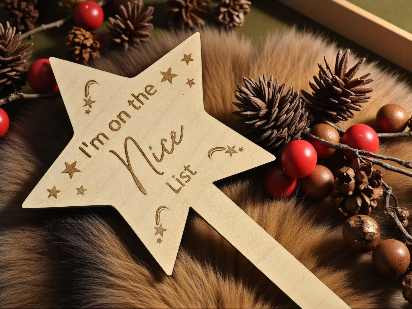 Nice list wooden wand