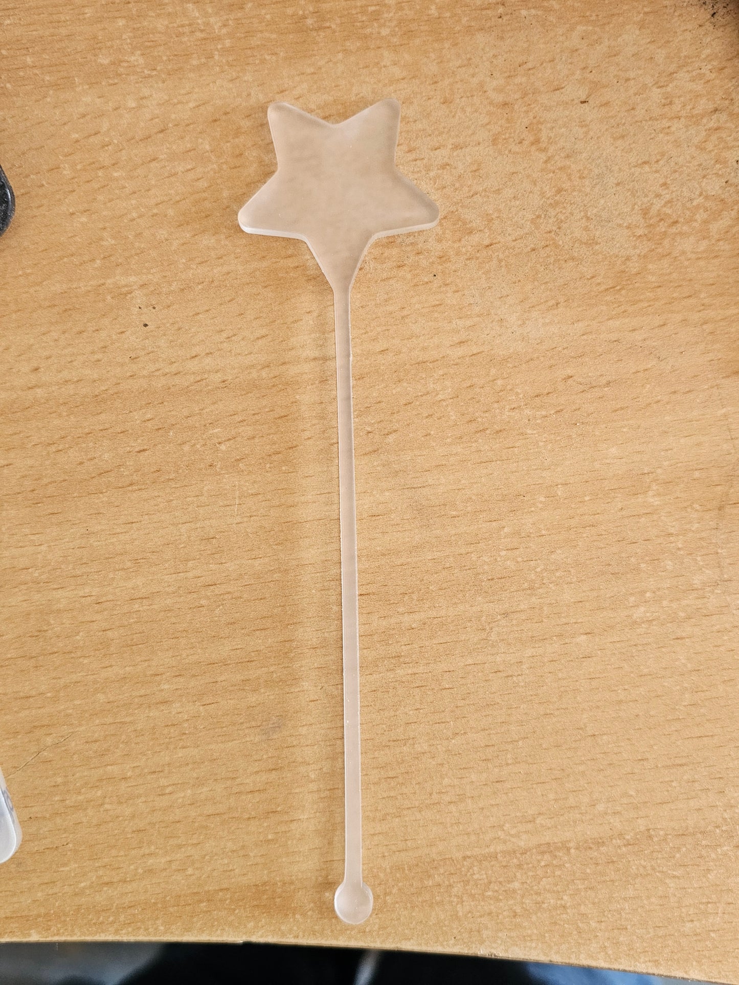 Pack of 10 acrylic drink stirrers, acrylic stirrer sticks blanks