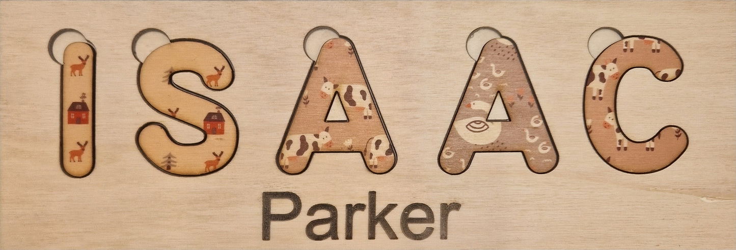 Personalised jigsaw, child's jigsaw, personalised gift, first birthday, first Christmas, keepsake gift