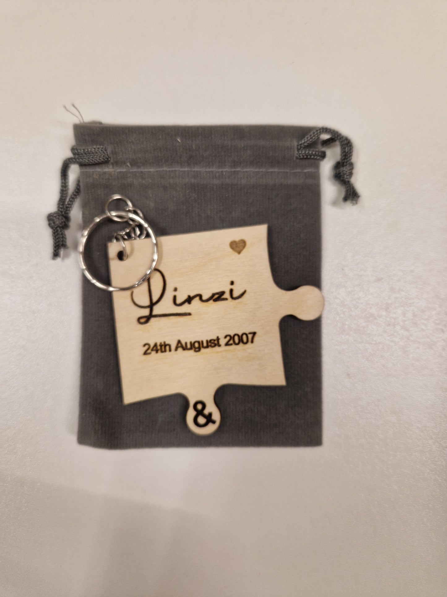 Personalised Jigsaw, My Missing Piece, Valentines, Wedding Anniversary, Love Gift Keepsake