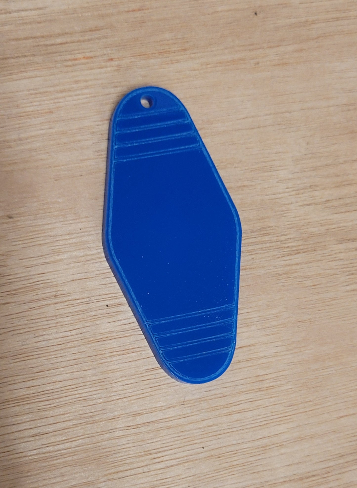 Motel acrylic keyring blank
