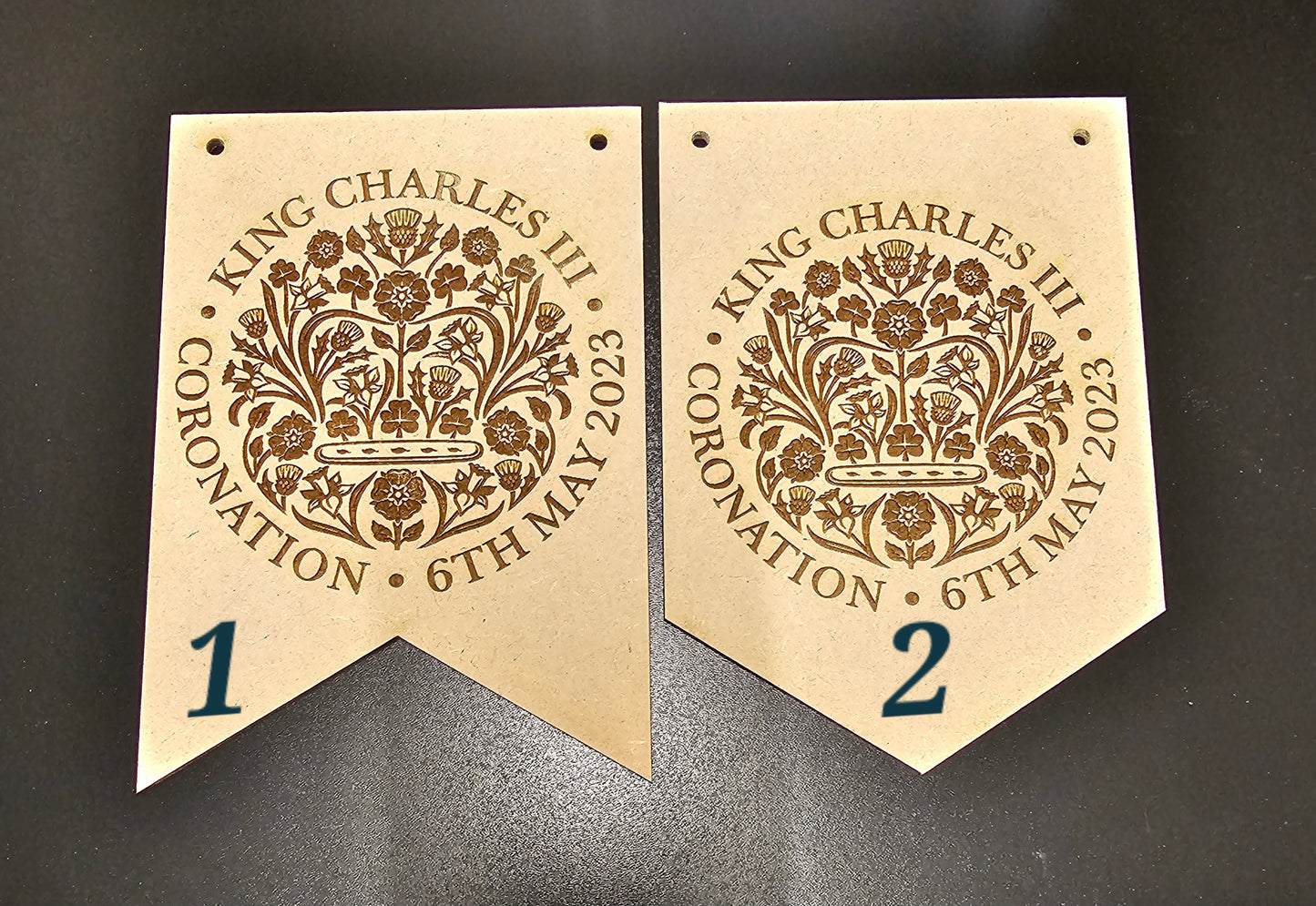 King charles III pennants