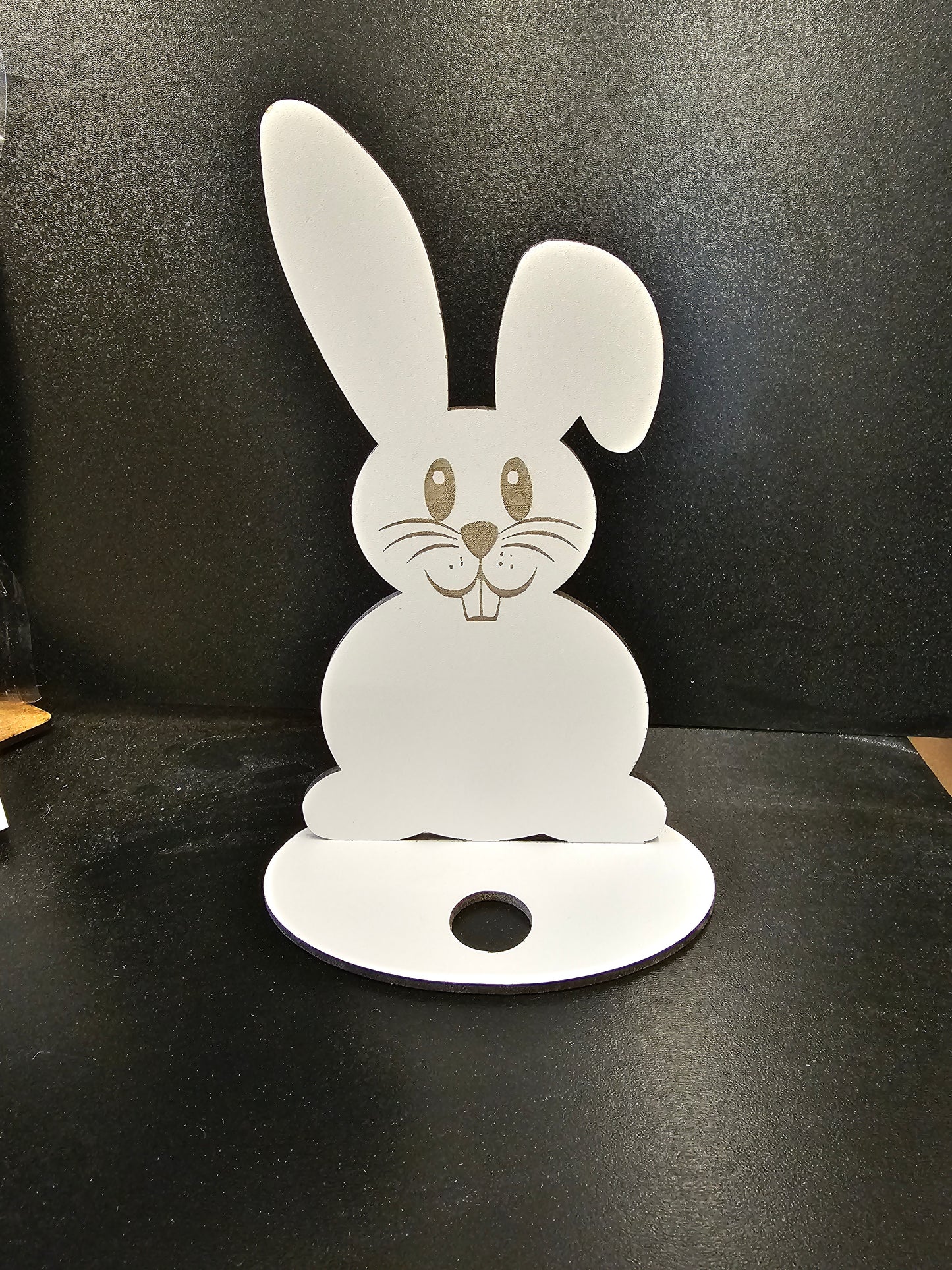 Easter Bunny Chocolate egg holder Blank, hidden chocolate egg, Easter bunny display