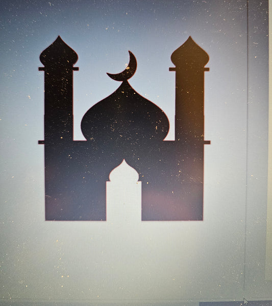 Temple mdf blank 8cm with stand