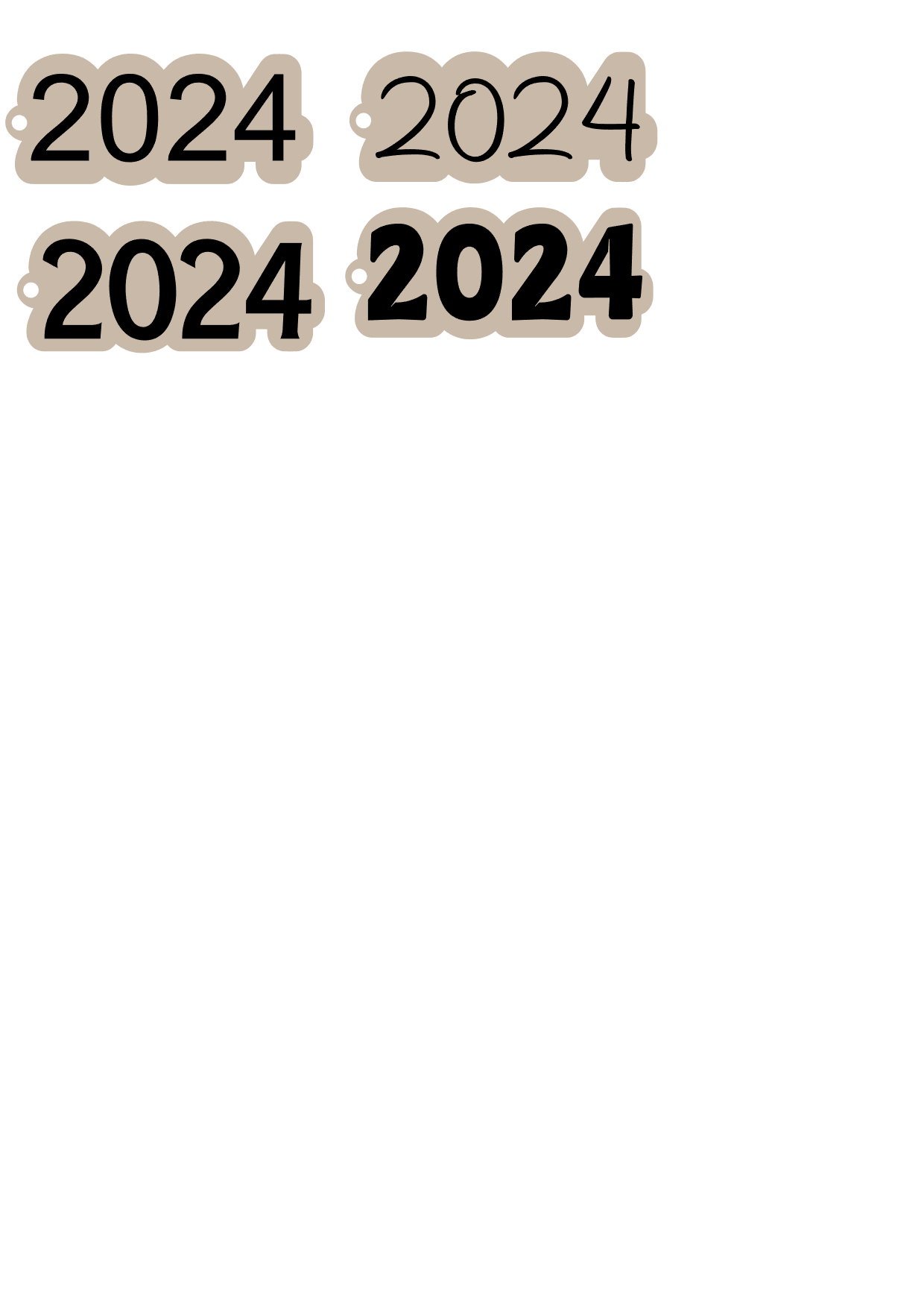 2024 acrylic key ring blank