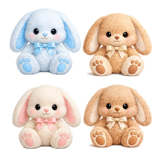 4 bunnies PNG