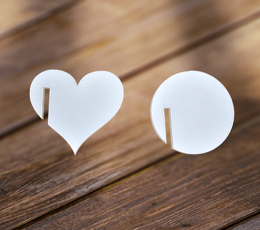 Acrylic glass charms