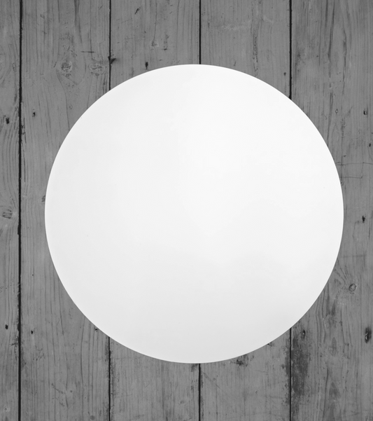 9" acrylic circle
