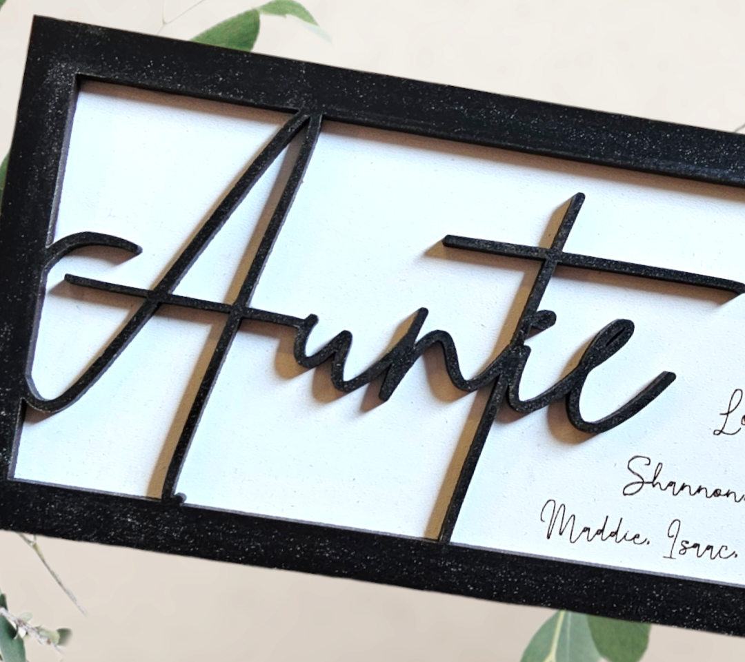 Personalised loved by plaques