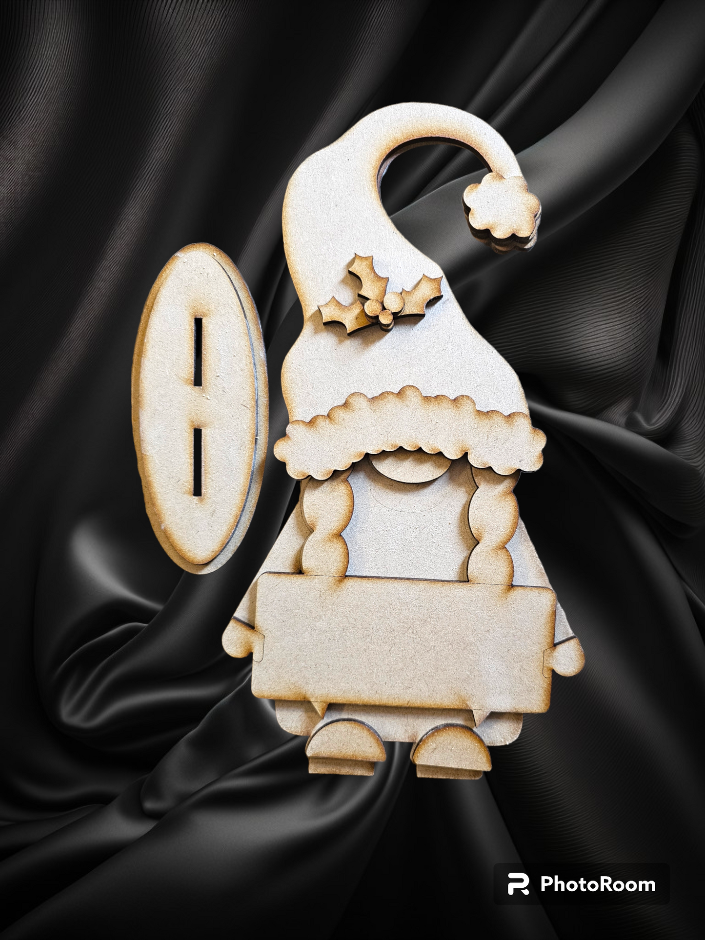 Mr & Mrs Christmas gnome set, mdf blank