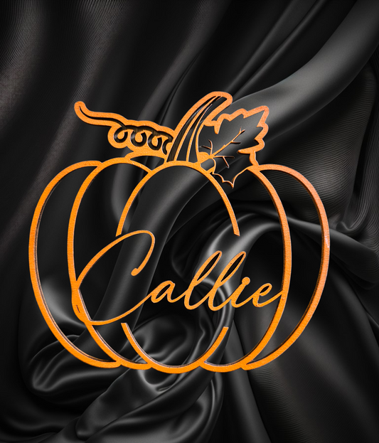 Personalised pumpkin