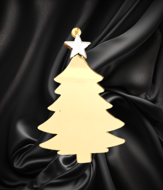 Acrylic Christmas tree blank with star