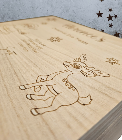 Personalised wooden Christmas eve box