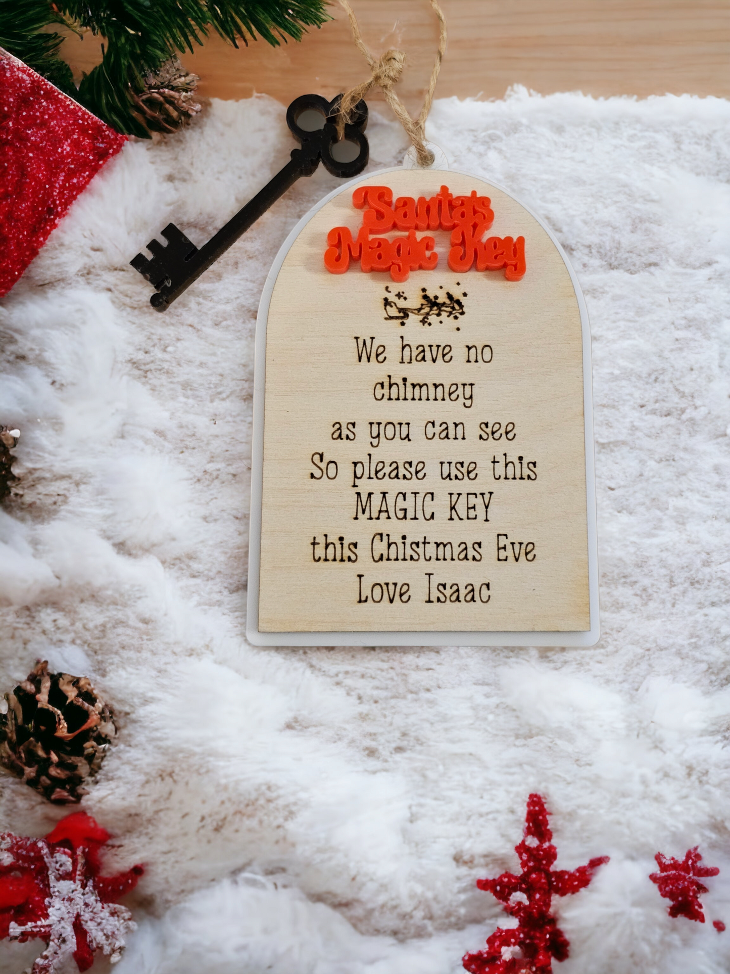 Personalised Santa's magic key