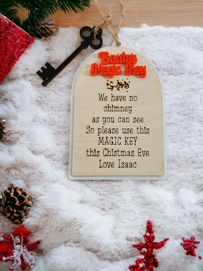 Personalised Santa's magic key
