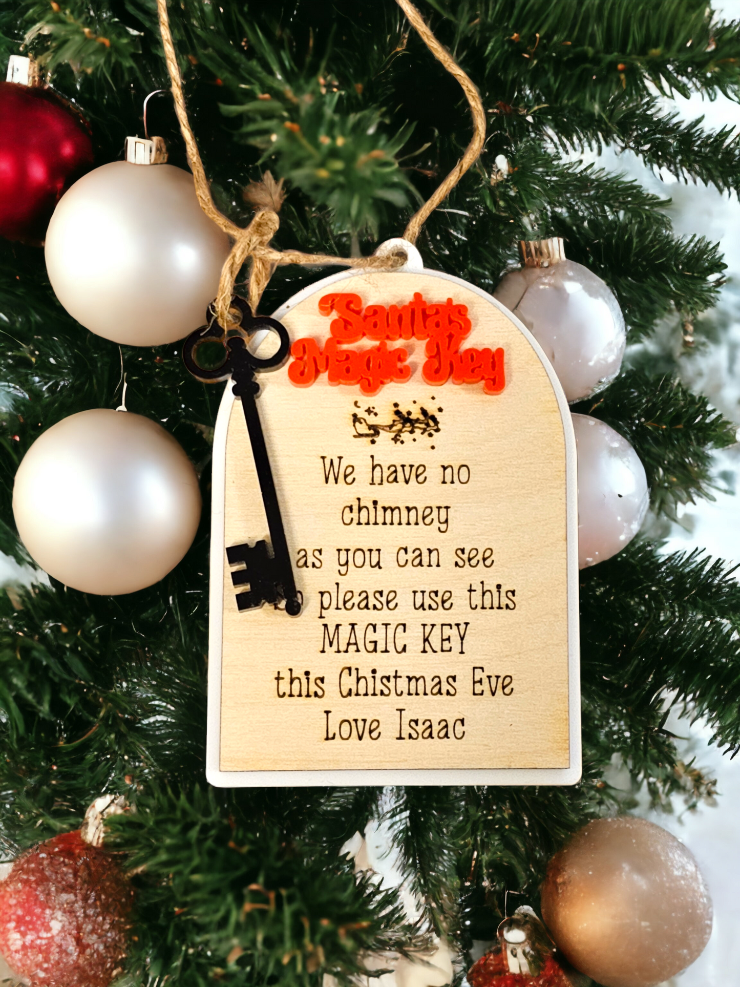 Personalised Santa's magic key