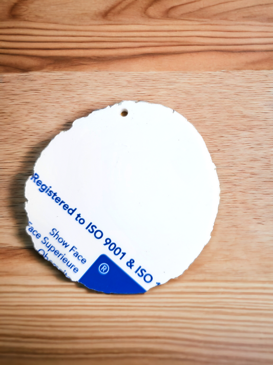 Log slice acrylic blank 100mm
