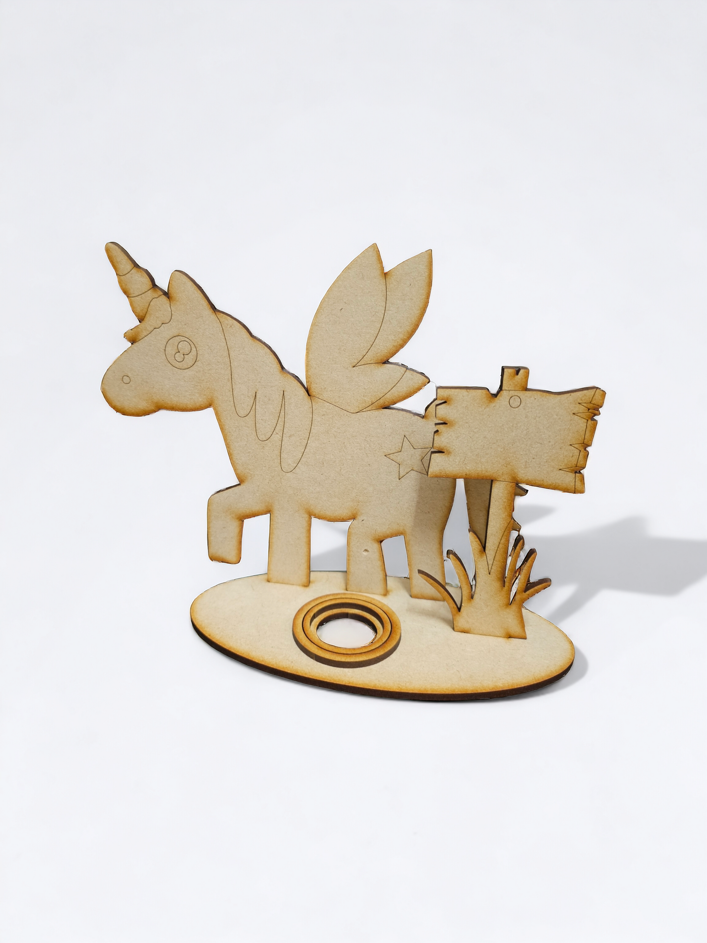 Unicorn egg holder, mdf blank