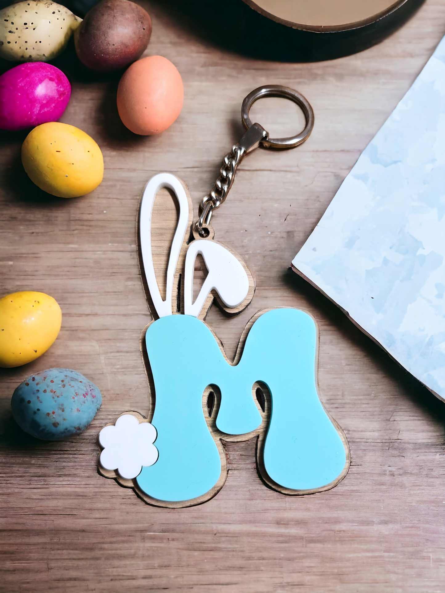 Bunny initial keyring