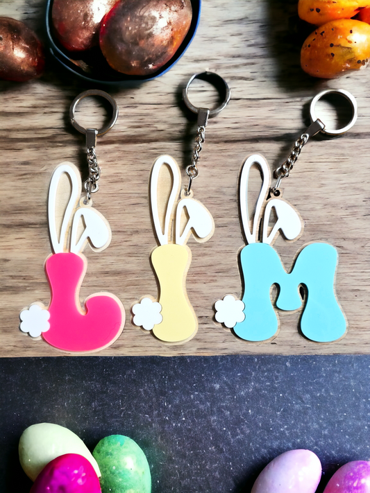 Bunny initial keyring