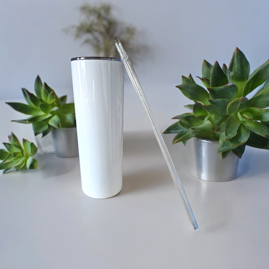 20oz sublimation tumbler with straw