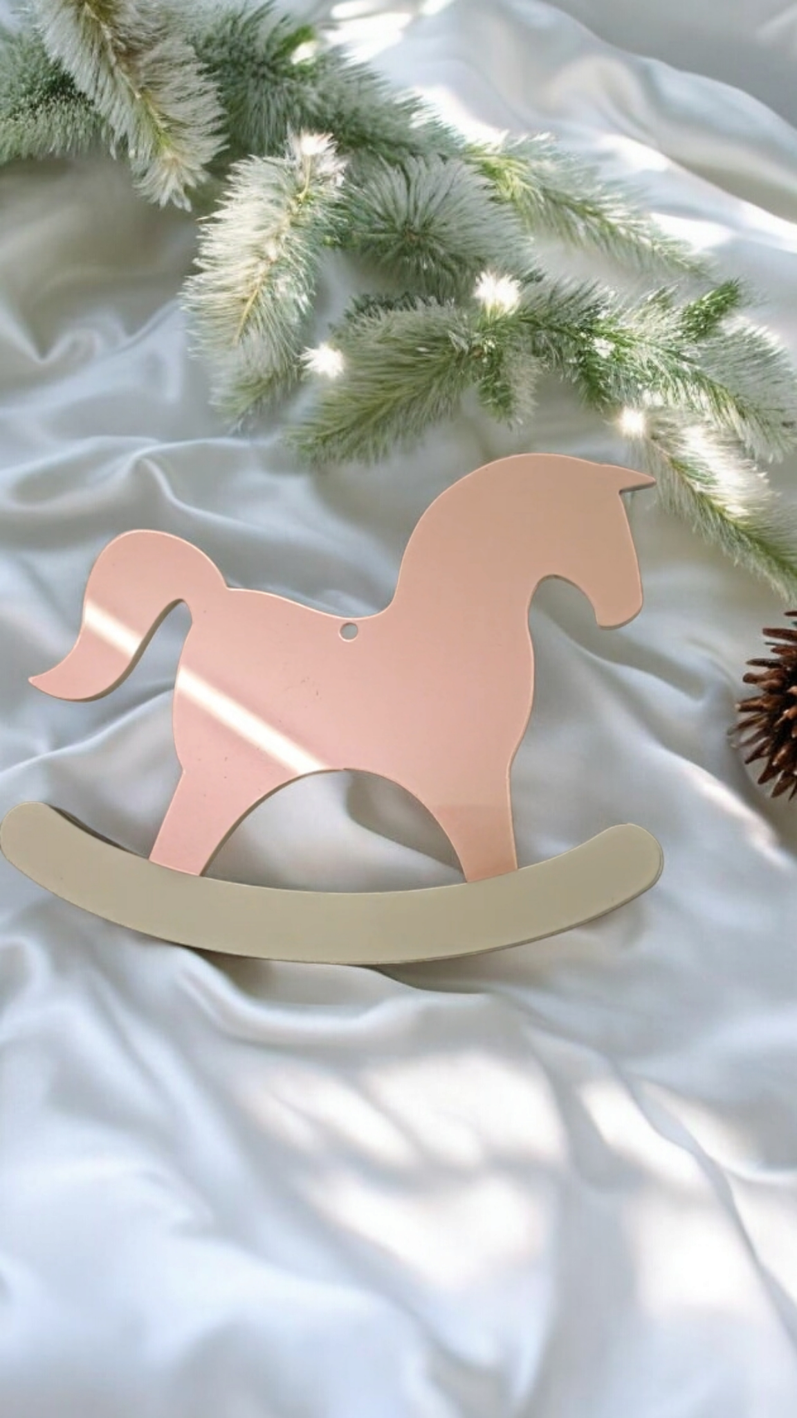 Acrylic rocking horses blank