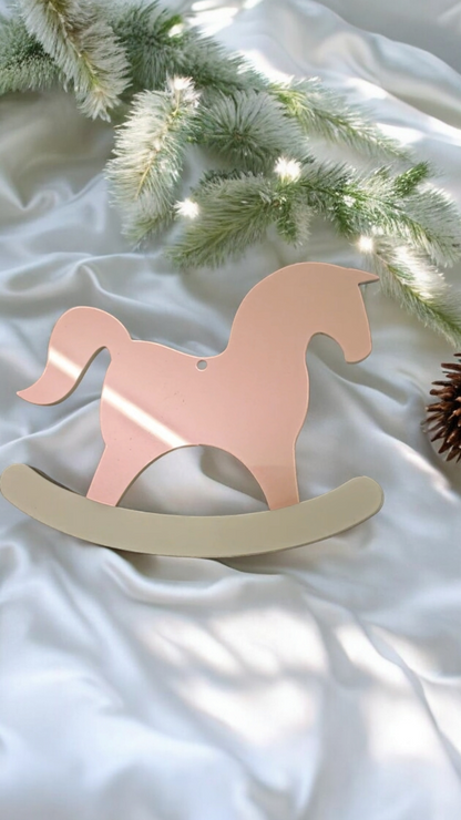Acrylic rocking horses blank