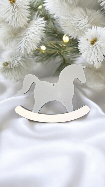 Acrylic rocking horses blank