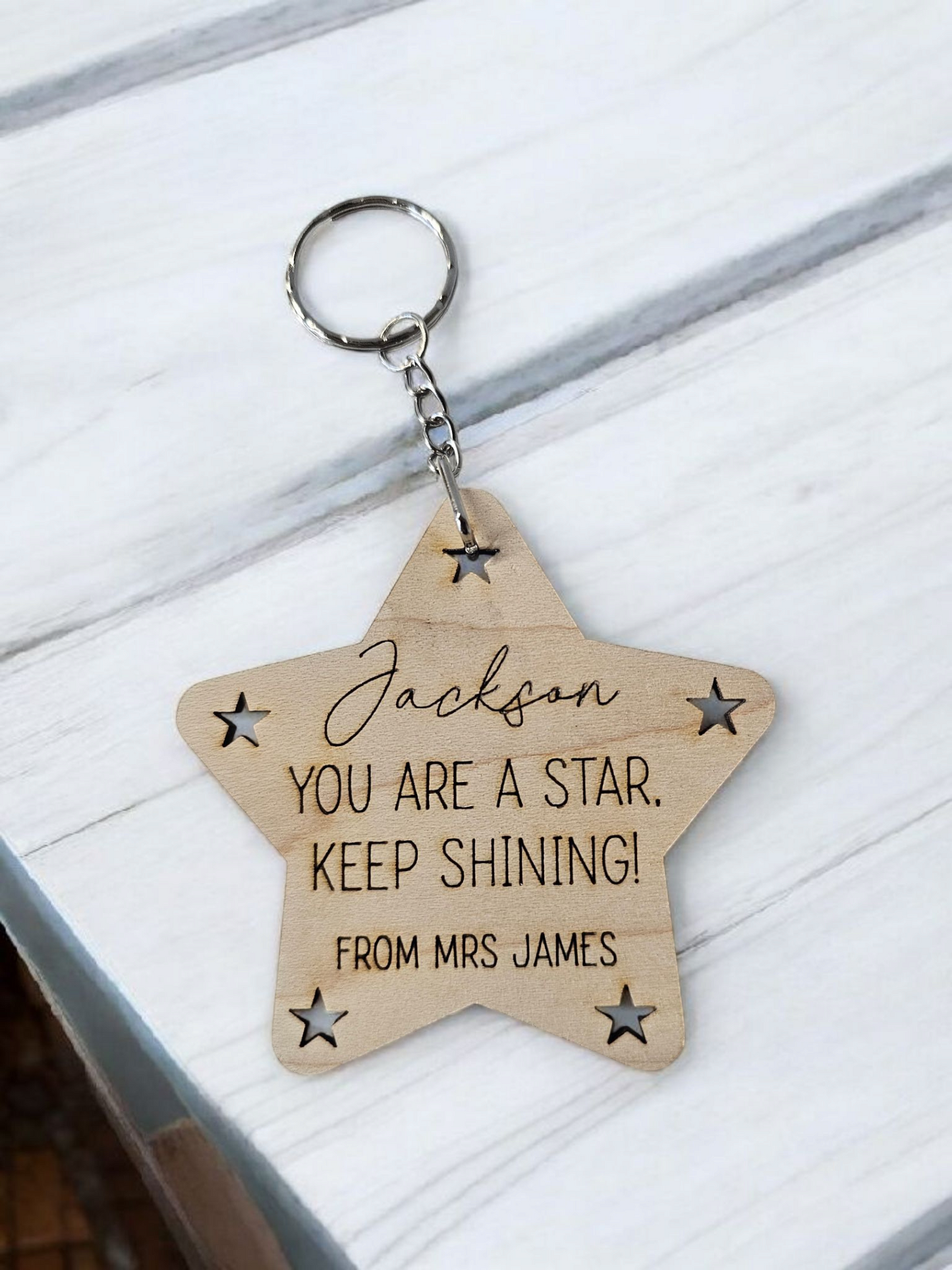 School leavers keyring, leavers gift, personalised school leavers keyring