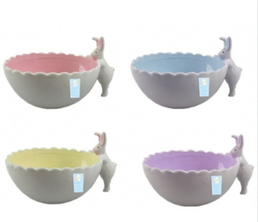 Bunny Easter treat bowl