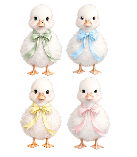 Ducklings PNG set of 4