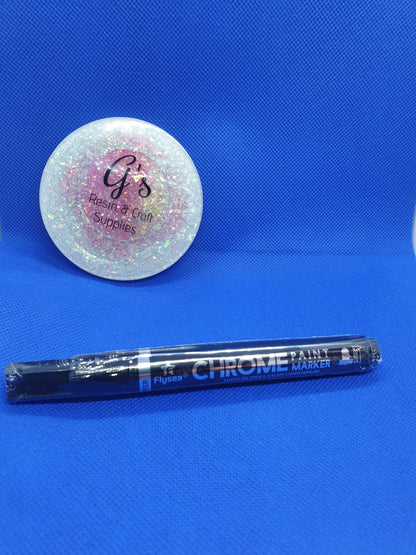 3mm Medium Tip Chrome Paint Marker High Gloss Liquid Chromium