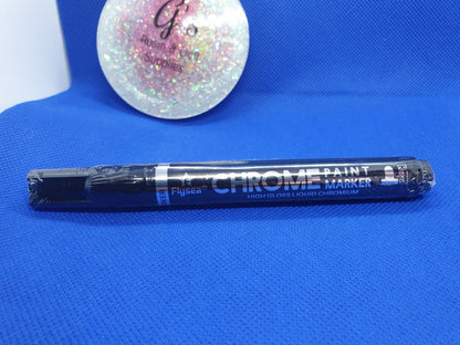 3mm Medium Tip Chrome Paint Marker High Gloss Liquid Chromium