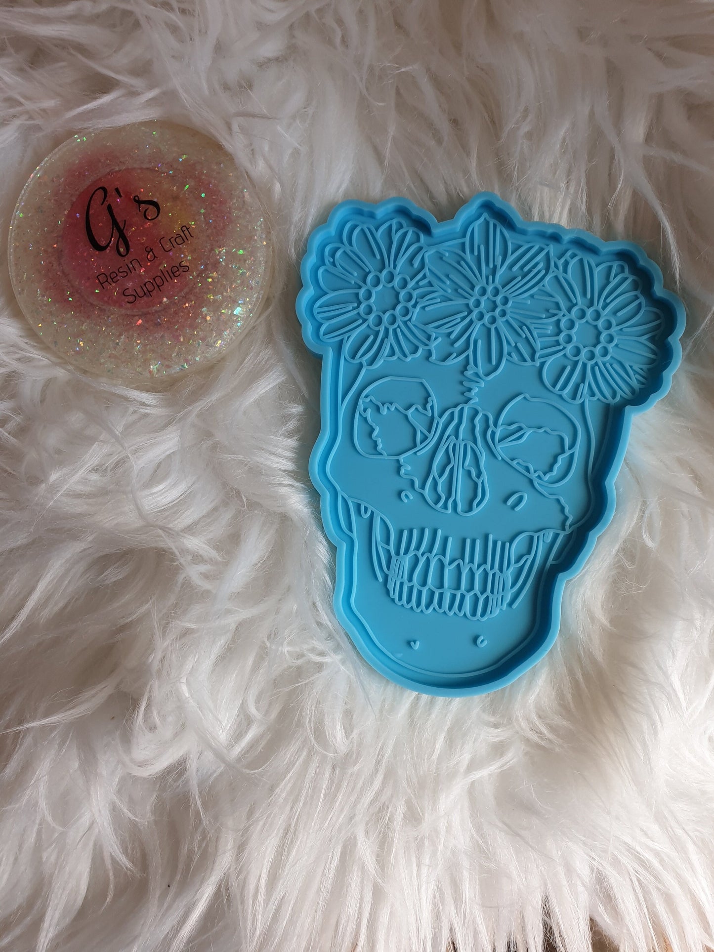 Halloween Skull Tray Silicone Mould