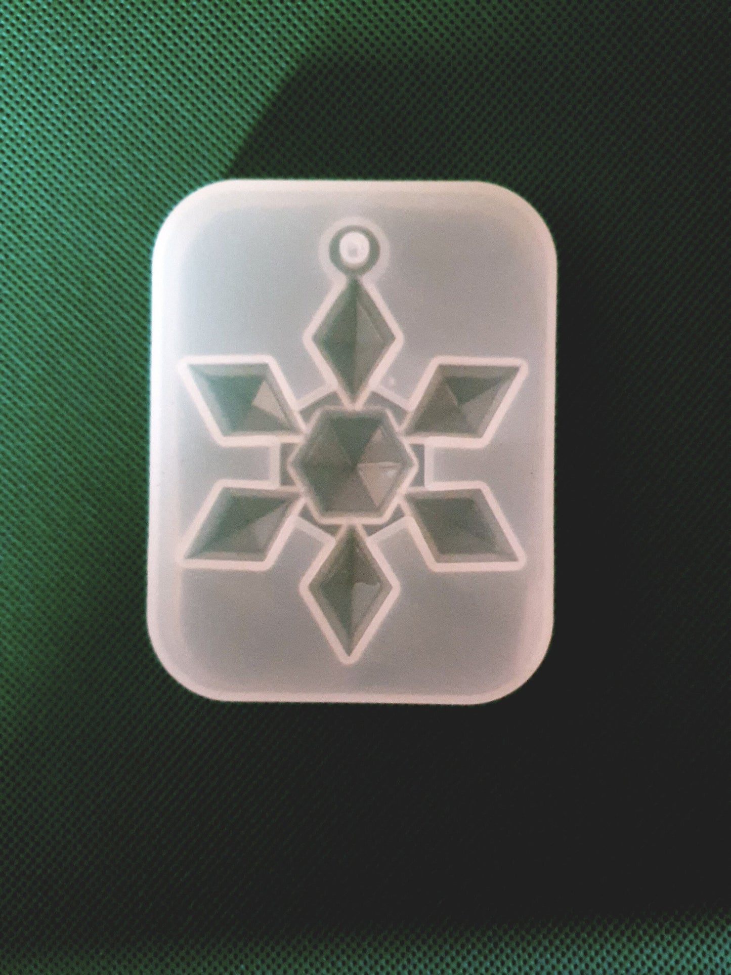 Christmas Snowflake Ornament, Pendant Silicone Snowflake Mould Christmas Tree, Keychain Christmas Decoration Mould