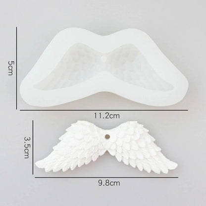 Angel Wings Feather wings Silicone Casting Resin Moulds Epoxy Resin Silicone Ball Moulds for Resin Jewellery, Flower, Soap DIY Candle Making