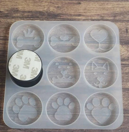 Animal phone grip mould