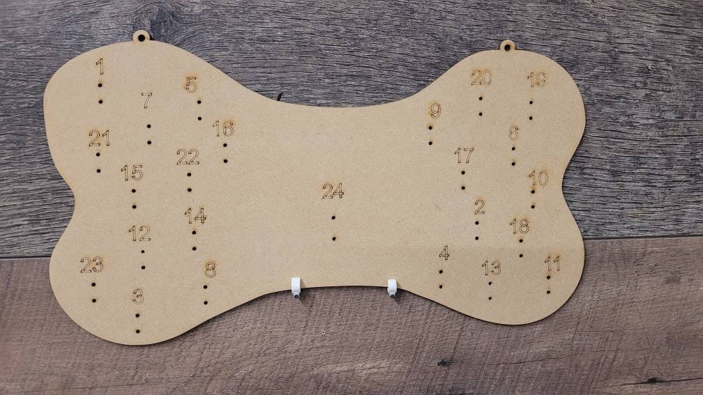 Cat and dog advent calendar blanks, pet advent mdf blanks, dog bone advent, cat treat advent, mdf blanks, craft supplies. Make your own