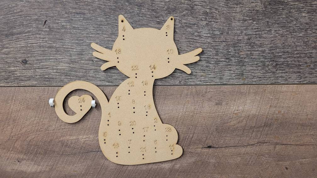 Cat and dog advent calendar blanks, pet advent mdf blanks, dog bone advent, cat treat advent, mdf blanks, craft supplies. Make your own