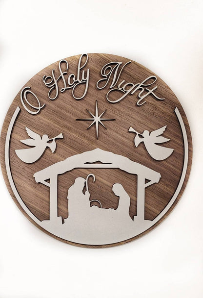 Nativity wall decoration, Christmas decoration, traditional Christmas, holy night, bespoke gifts